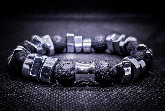 Men's 10mm Volcanic Rock Healing Bracelet