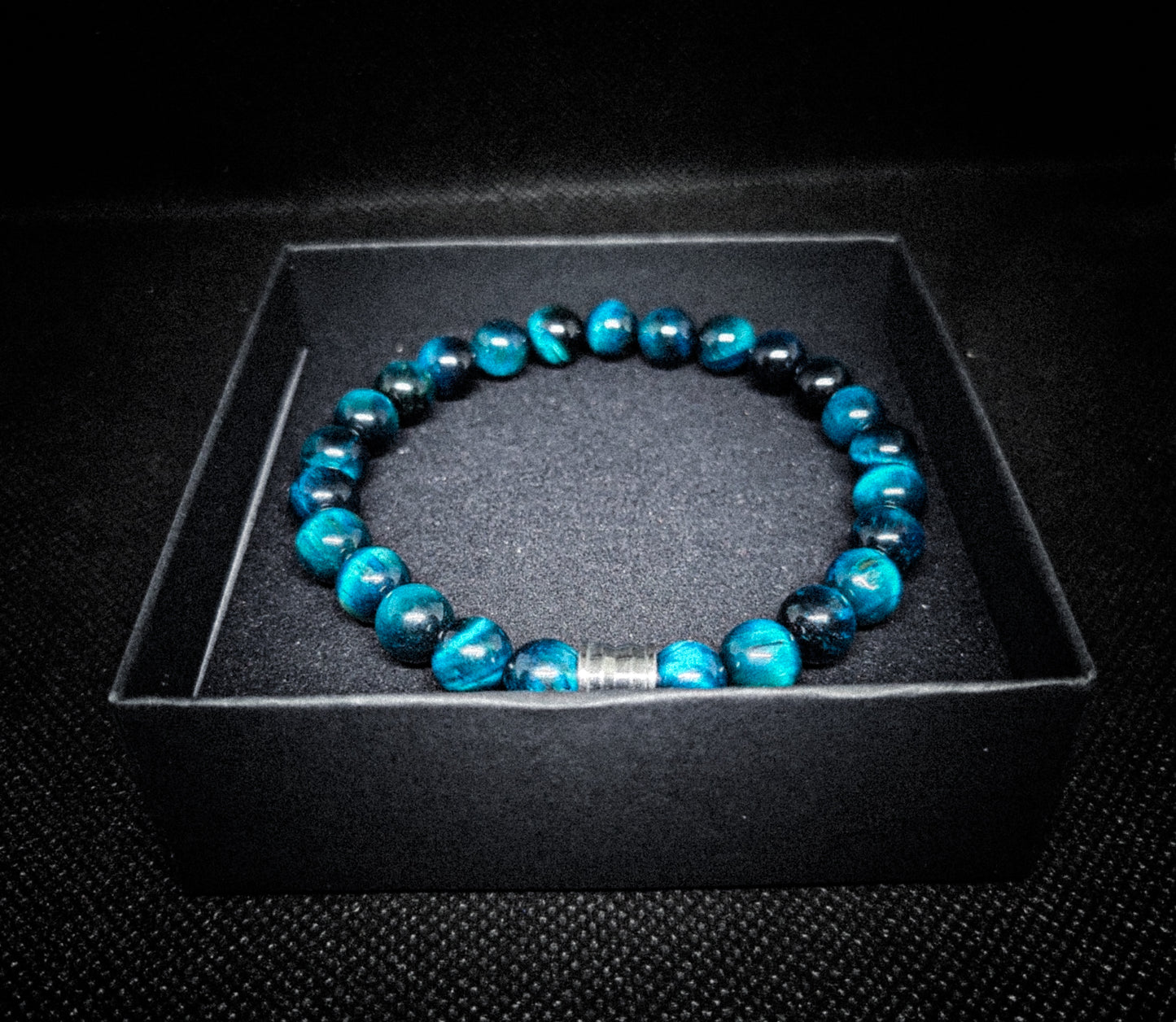 Men's/Women's Malachite Stainless Steel Stretch Bracelet