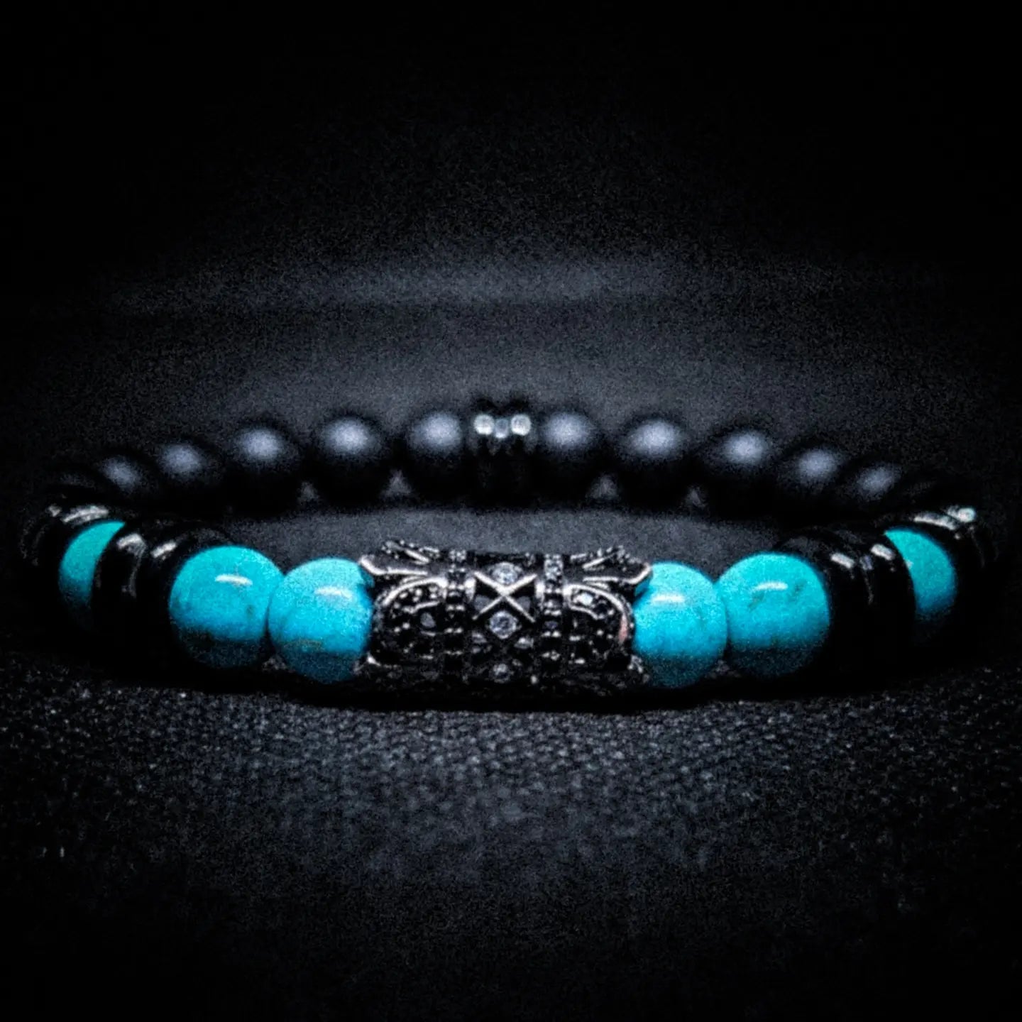 8mm Spiritual Healing Turquoise  Stretch Bracelet