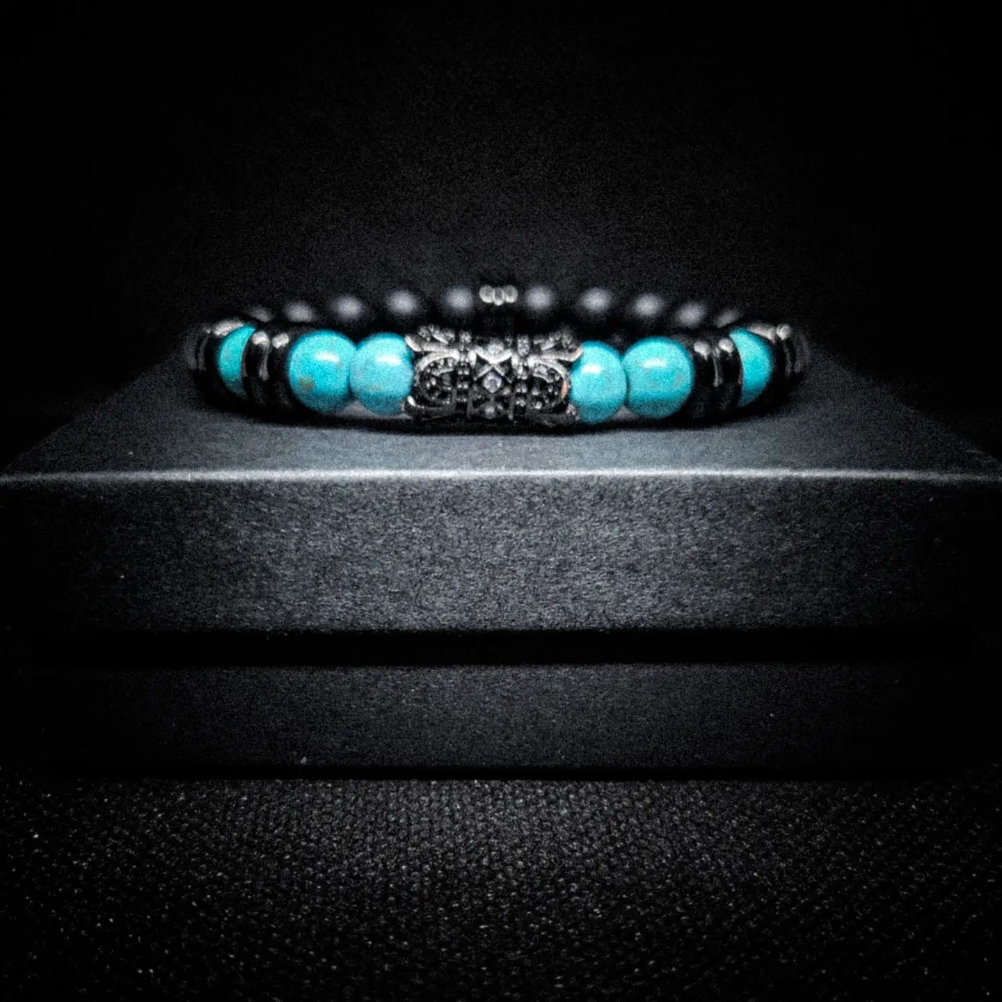 8mm Spiritual Healing Turquoise  Stretch Bracelet