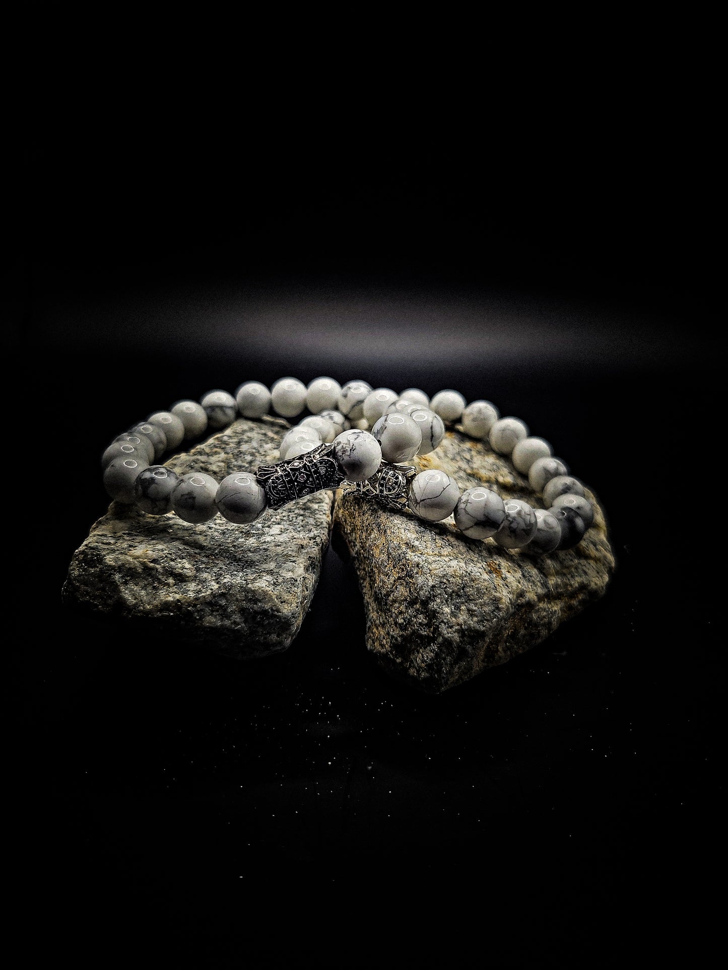 10mm White Howlite healing bracelet