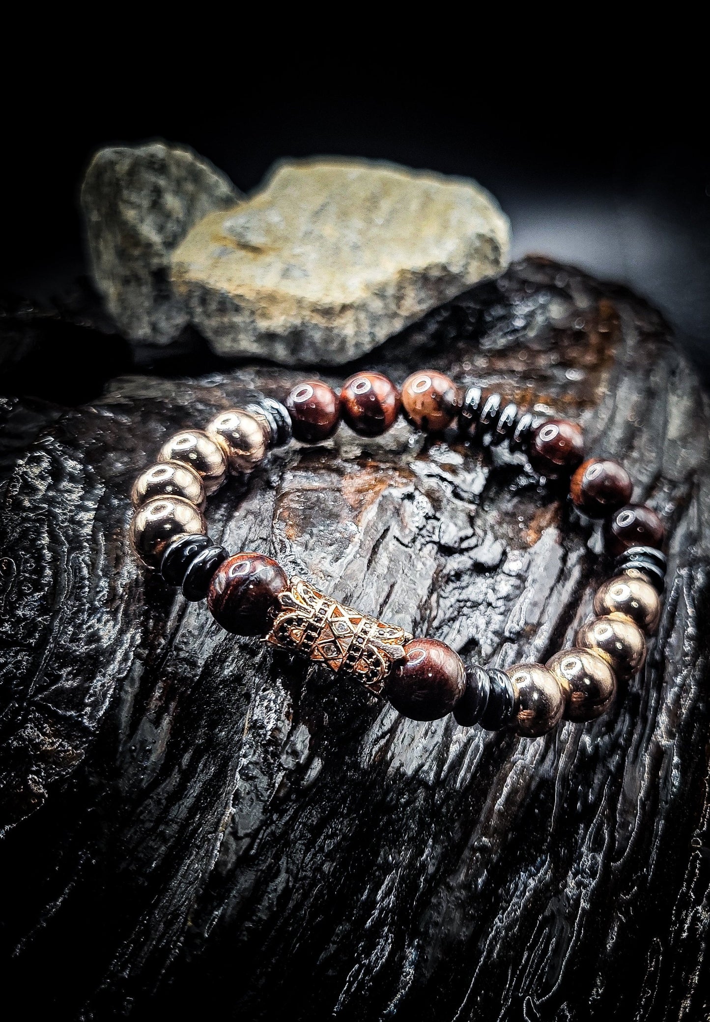 10mm Tiger's Eye Hematite