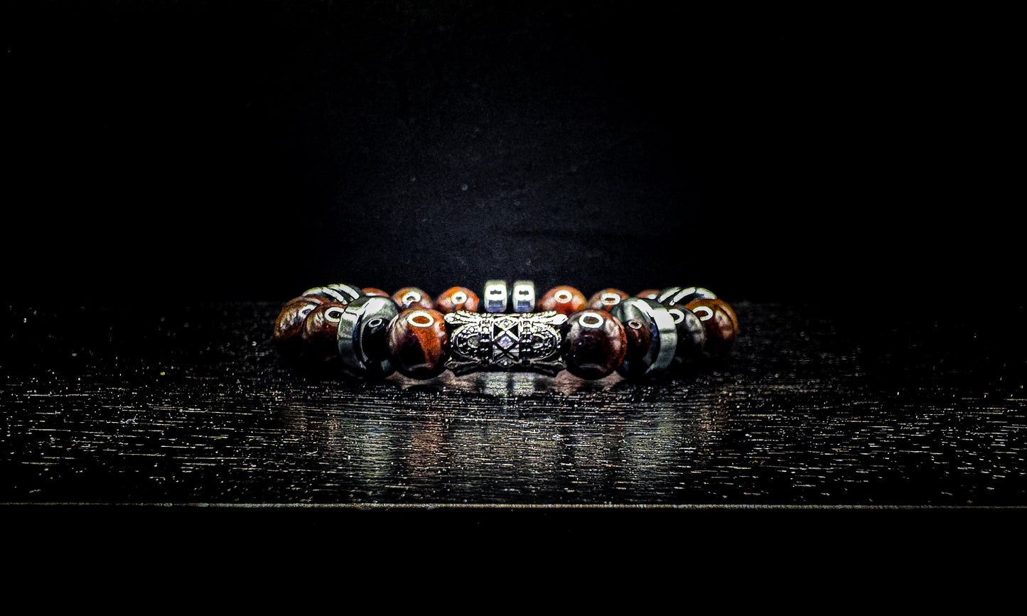 Men's /Women’s 10mm Tiger's Eye Business Bracelet