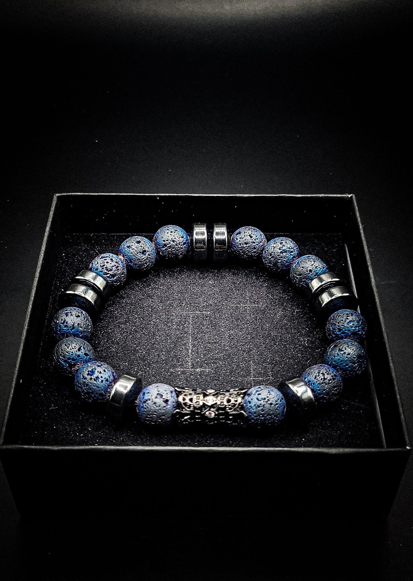 Men's 10mm Volcanic Rock Healing Bracelet