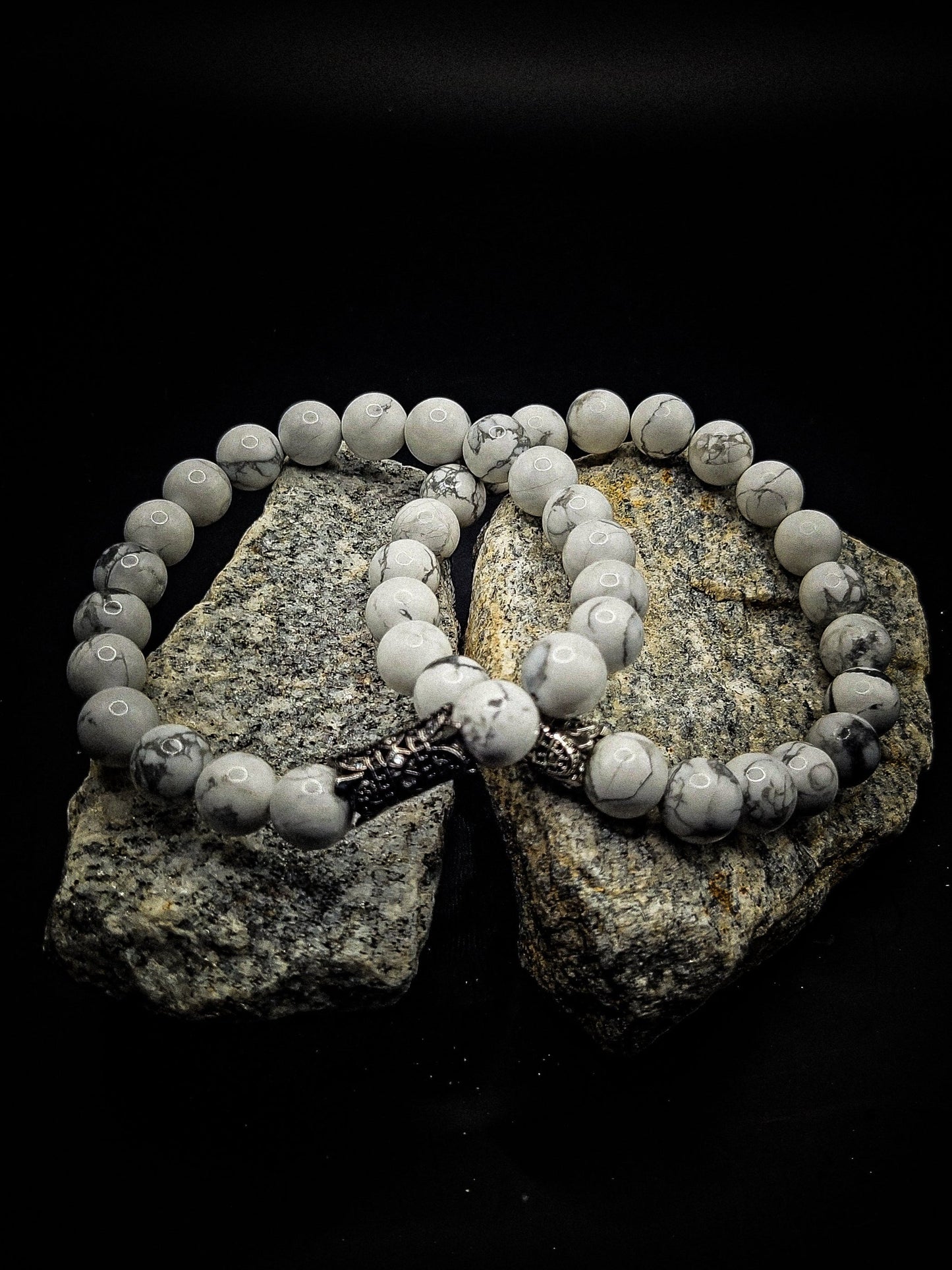 10mm White Howlite healing bracelet