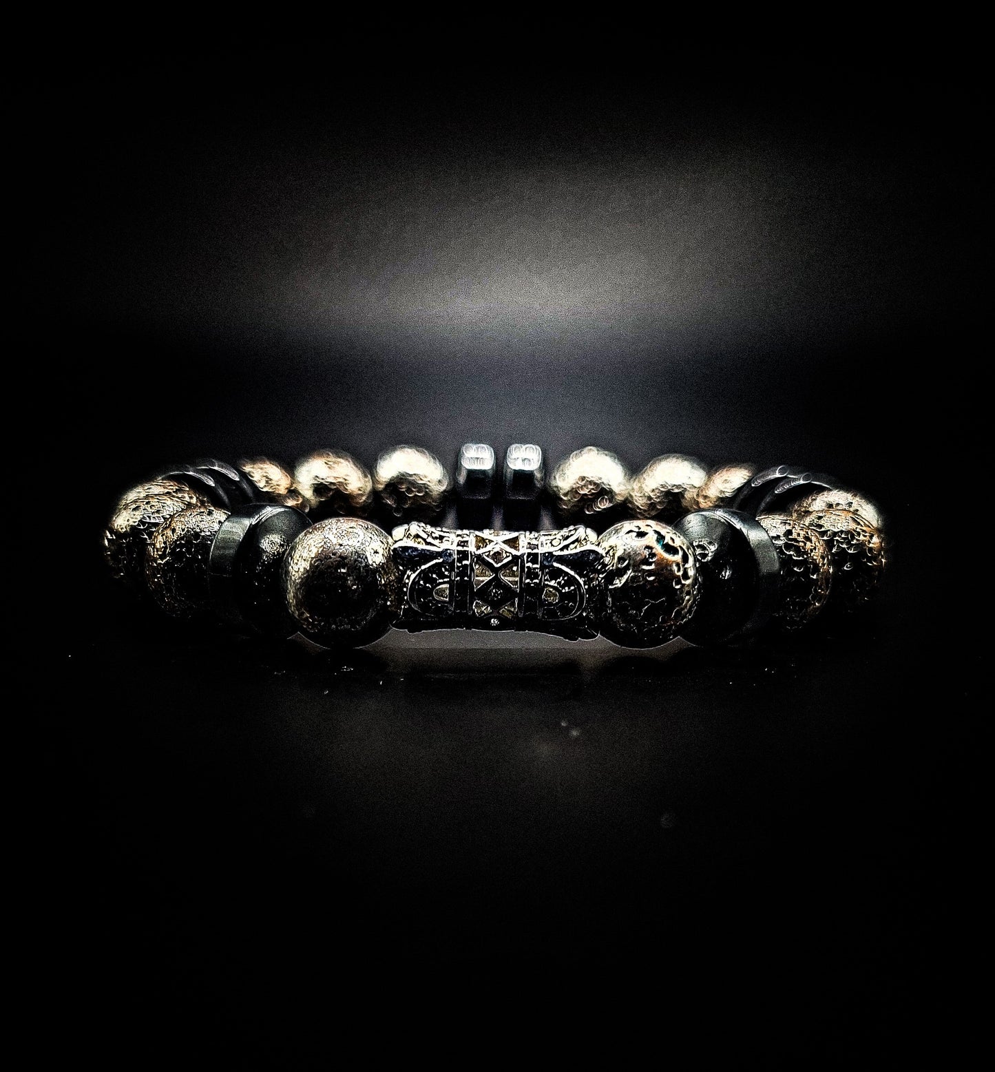 Men's 10mm Volcanic Rock Healing Bracelet