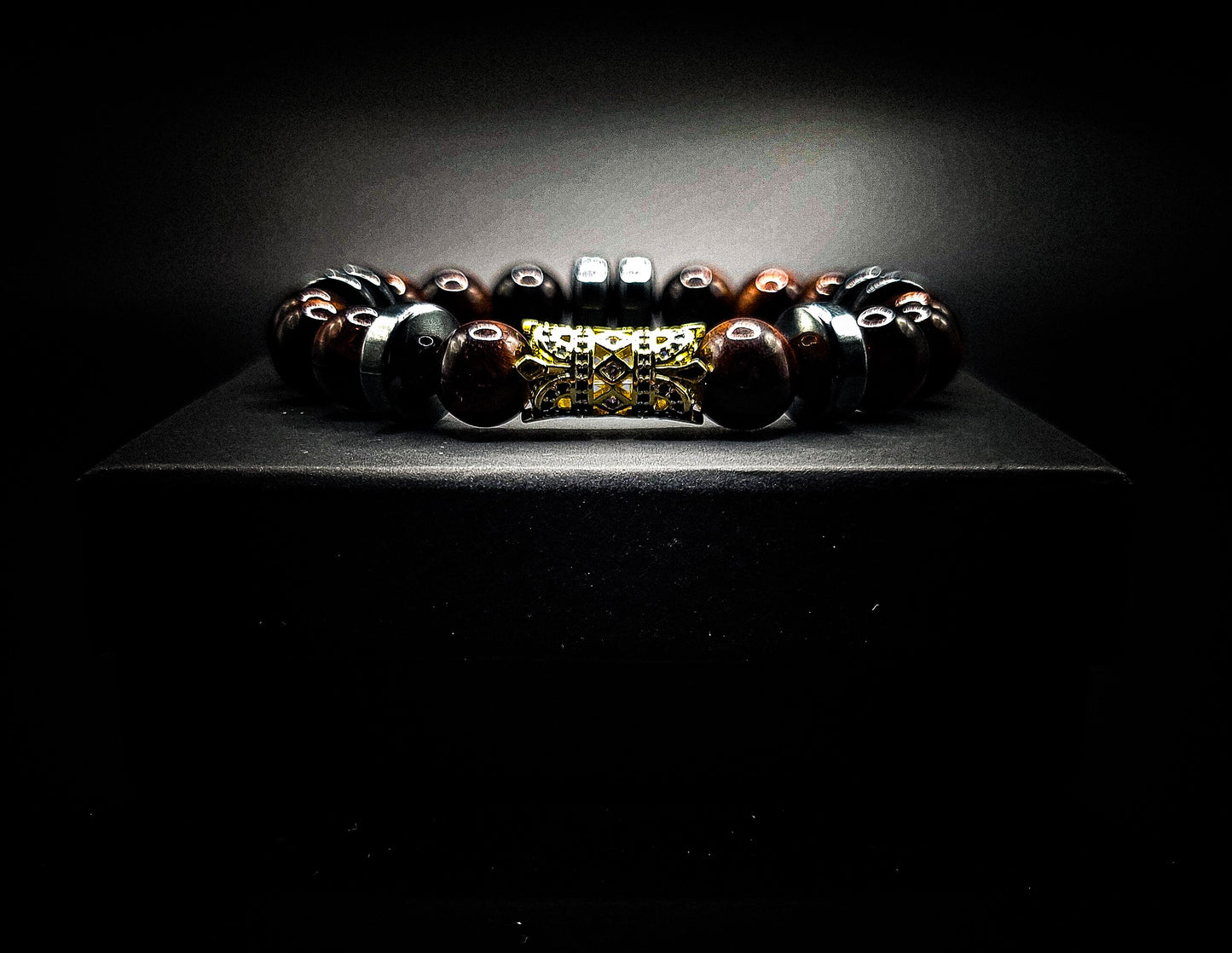 Men's 10mm Tiger's Eye business bracelet